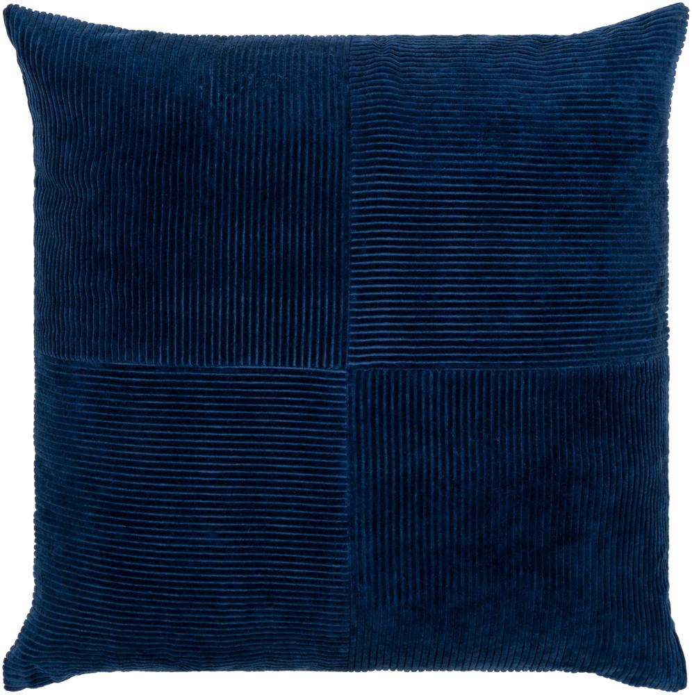 Livabliss - Corduroy Quarters 20inLx20inW Accent Pillow - With Poly Insert - CDQ005-2020P veiw 1