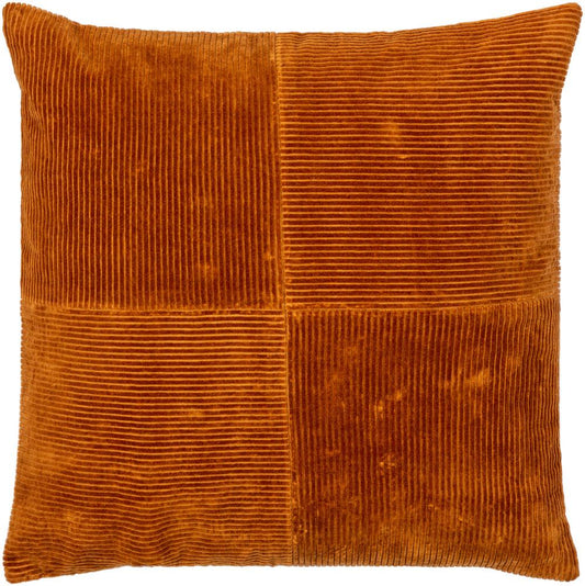 Livabliss - Corduroy Quarters 22inLx22inW Accent Pillow - Standard - CDQ006-2222 veiw 1