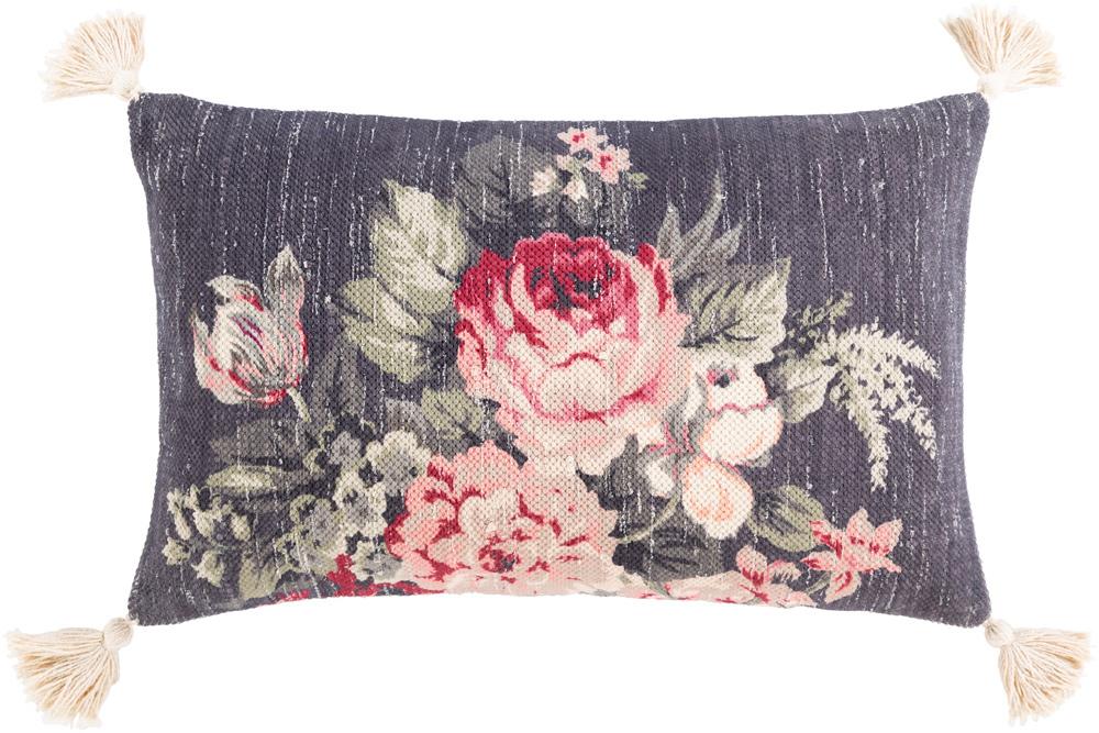 Livabliss - Daphne 14inLx22inW Lumbar Pillow - With Poly Insert - DPH003-2214P_CLOSEOUT veiw 1