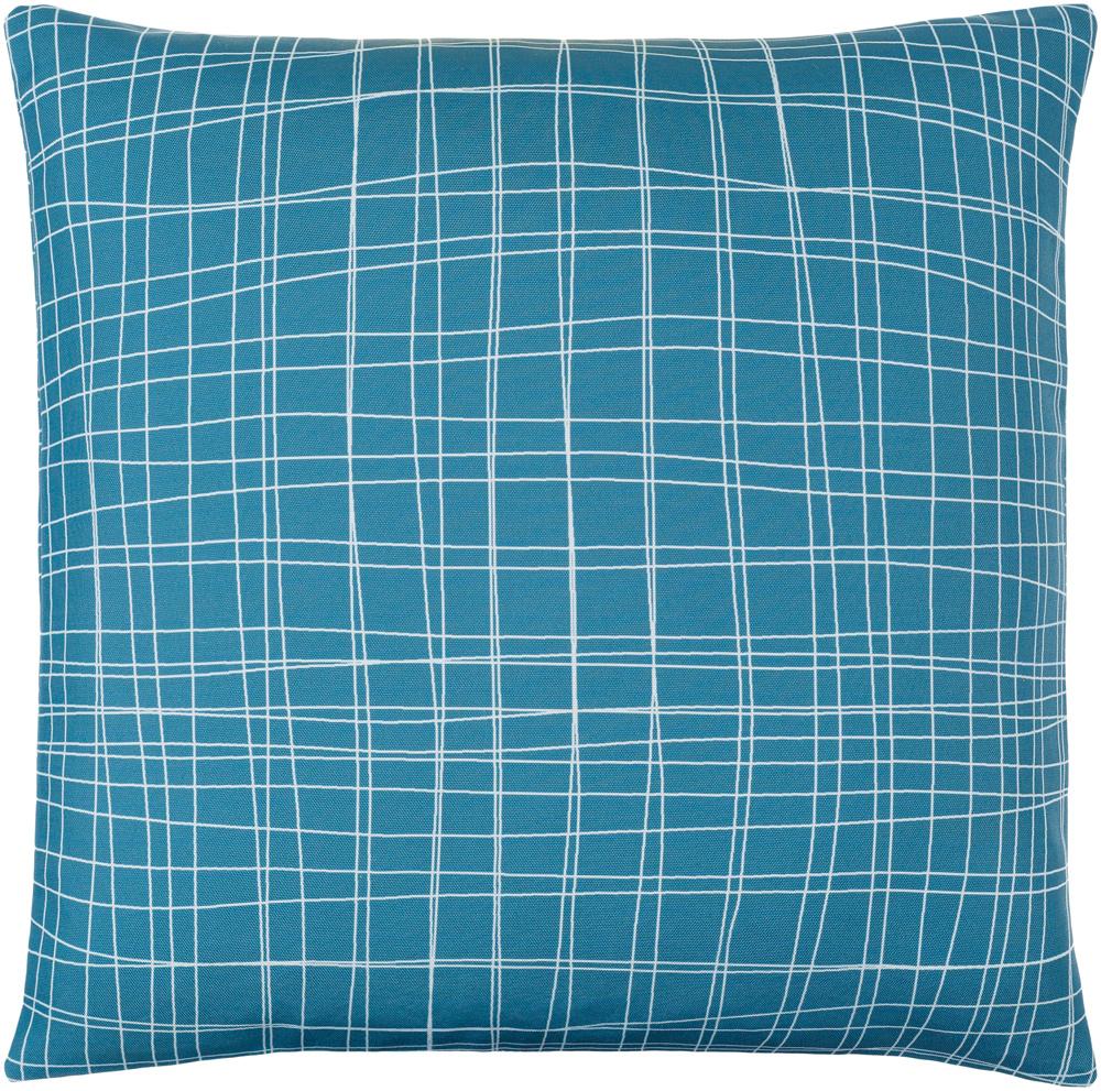 Livabliss - Draft 22inLx22inW Accent Pillow - With Down Insert - DFT002-2222D veiw 1