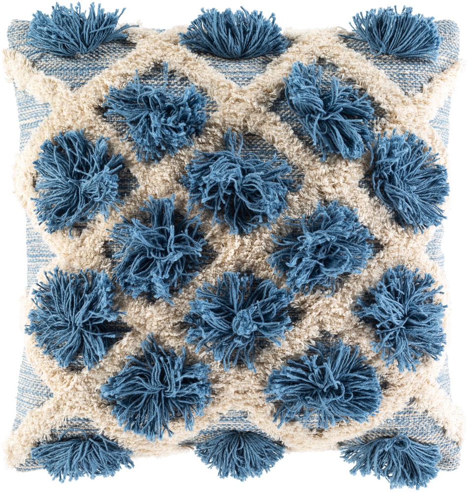 Livabliss - Edric 20inLx20inW Accent Pillow - With Down Insert - EDR002-2020D veiw 1