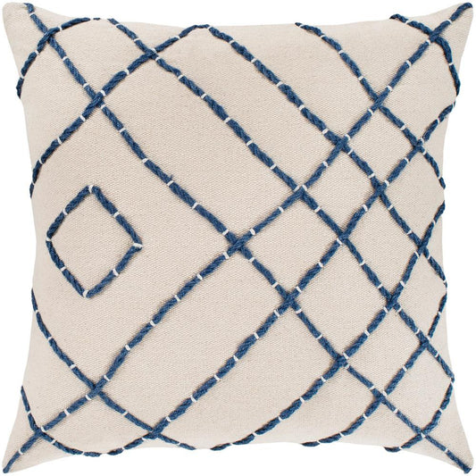 Livabliss - Emilio 20inLx20inW Accent Pillow - With Poly Insert - EML001-2020P veiw 1