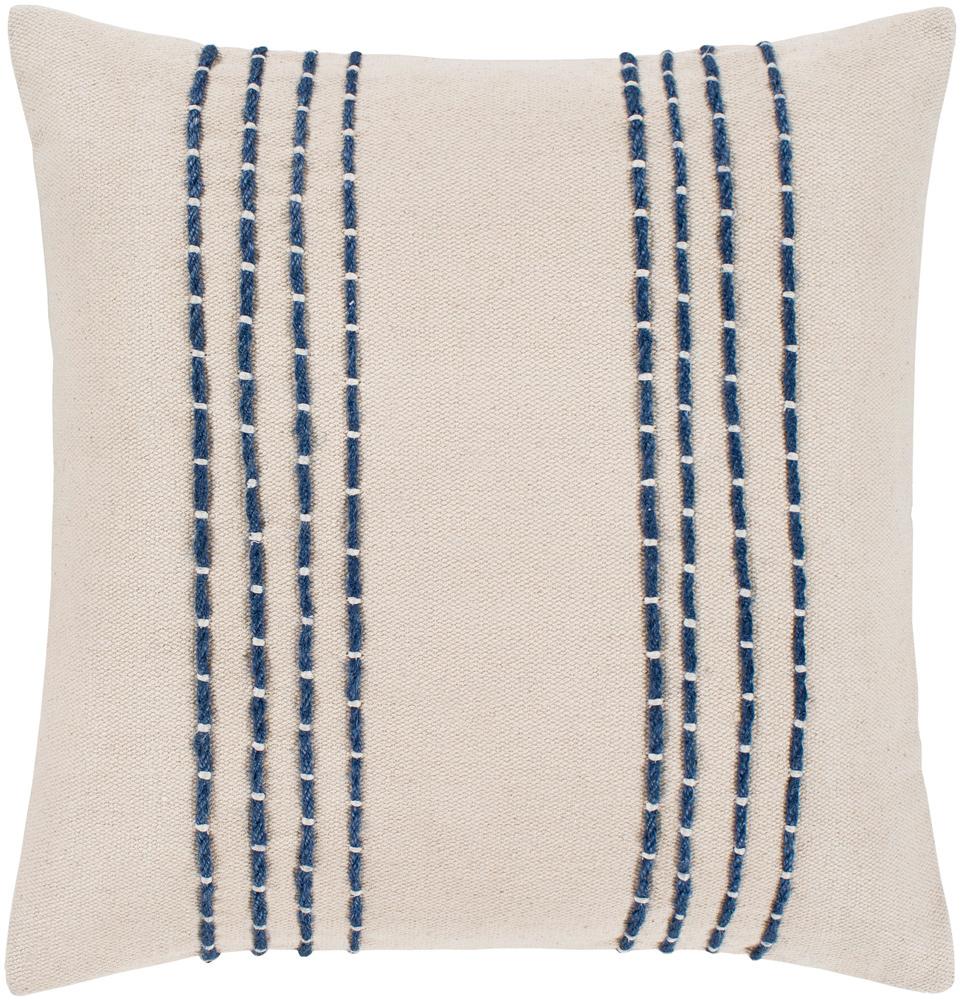 Livabliss - Emilio 20inLx20inW Accent Pillow - With Down Insert - EML004-2020D veiw 1