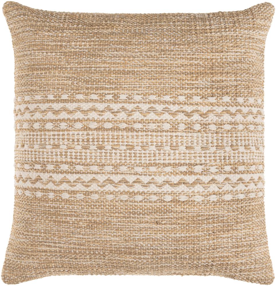 Livabliss - Ethan 20inLx20inW Accent Pillow - With Down Insert - EHN002-2020D veiw 1