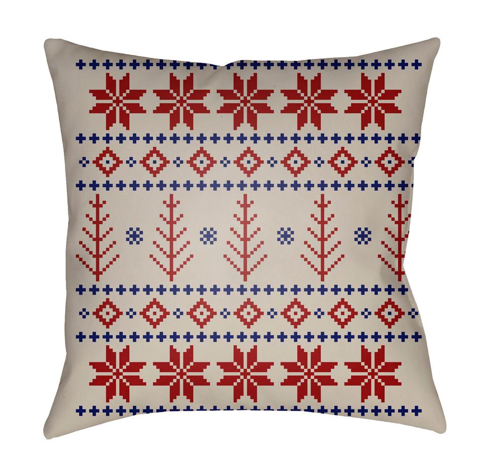 Livabliss - Fair Isle III 18inLx18inW Accent Pillow - PLAID014-1818 veiw 1