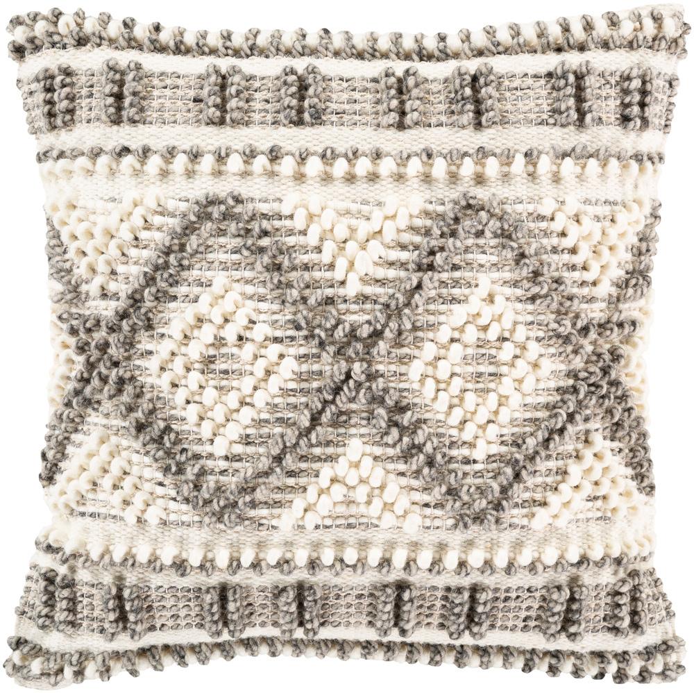 Livabliss - Faroe 22inLx22inW Accent Pillow - With Poly Insert - FAO004-2222P veiw 1