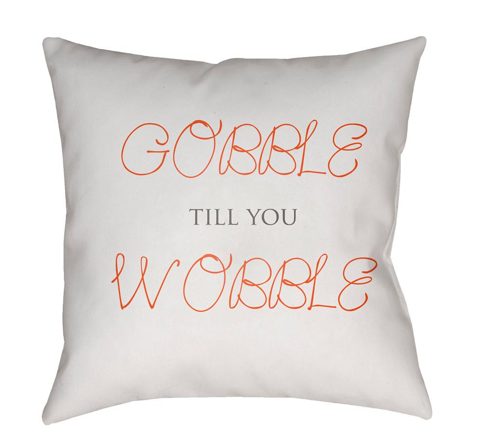 Livabliss - Gobble Till You Wobble 20inLx20inW Accent Pillow - GOBBLE001-2020 veiw 1