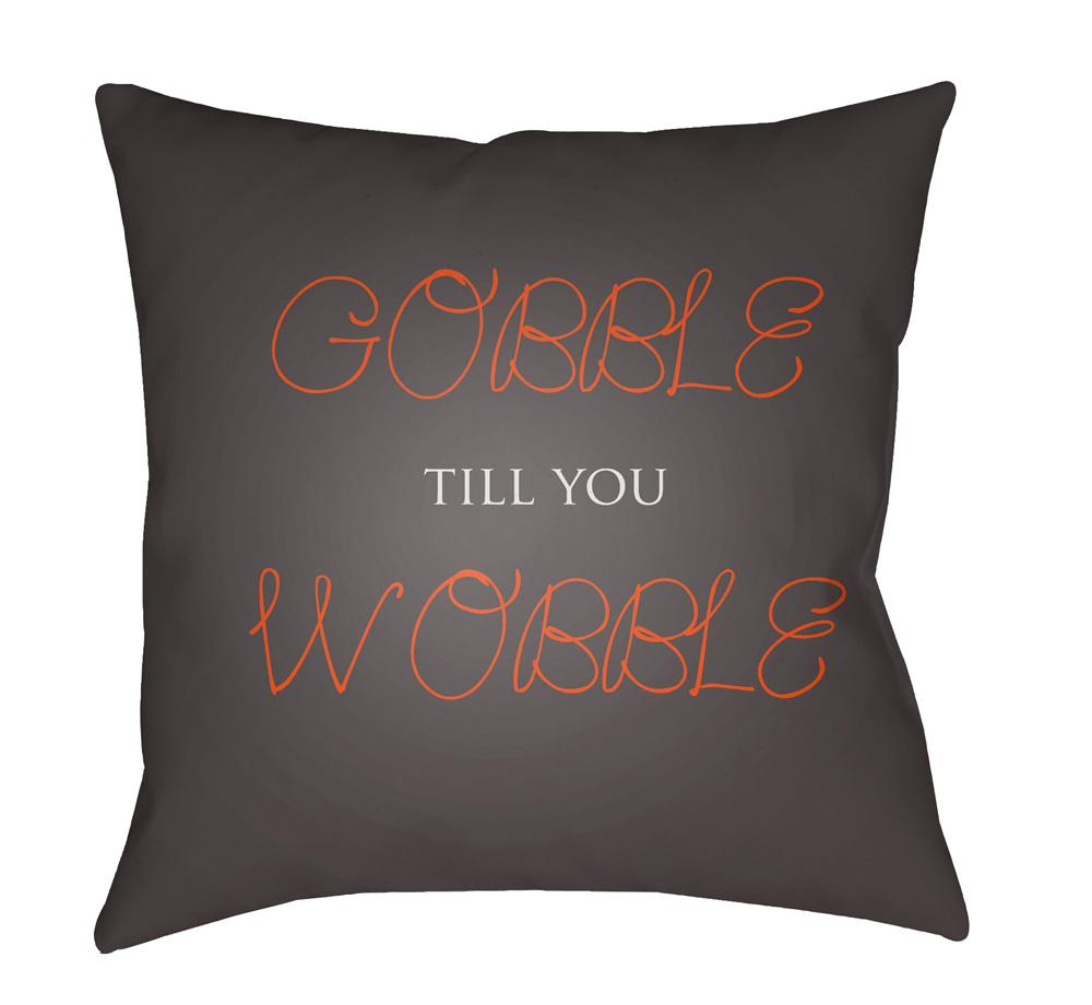 Livabliss - Gobble Till You Wobble 18inLx18inW Accent Pillow - GOBBLE002-1818 veiw 1