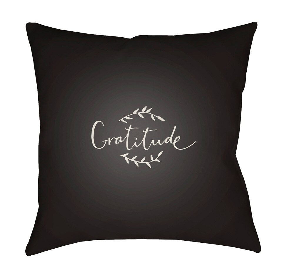 Livabliss - Gratitude 20inLx20inW Accent Pillow - GTD003-2020 veiw 1