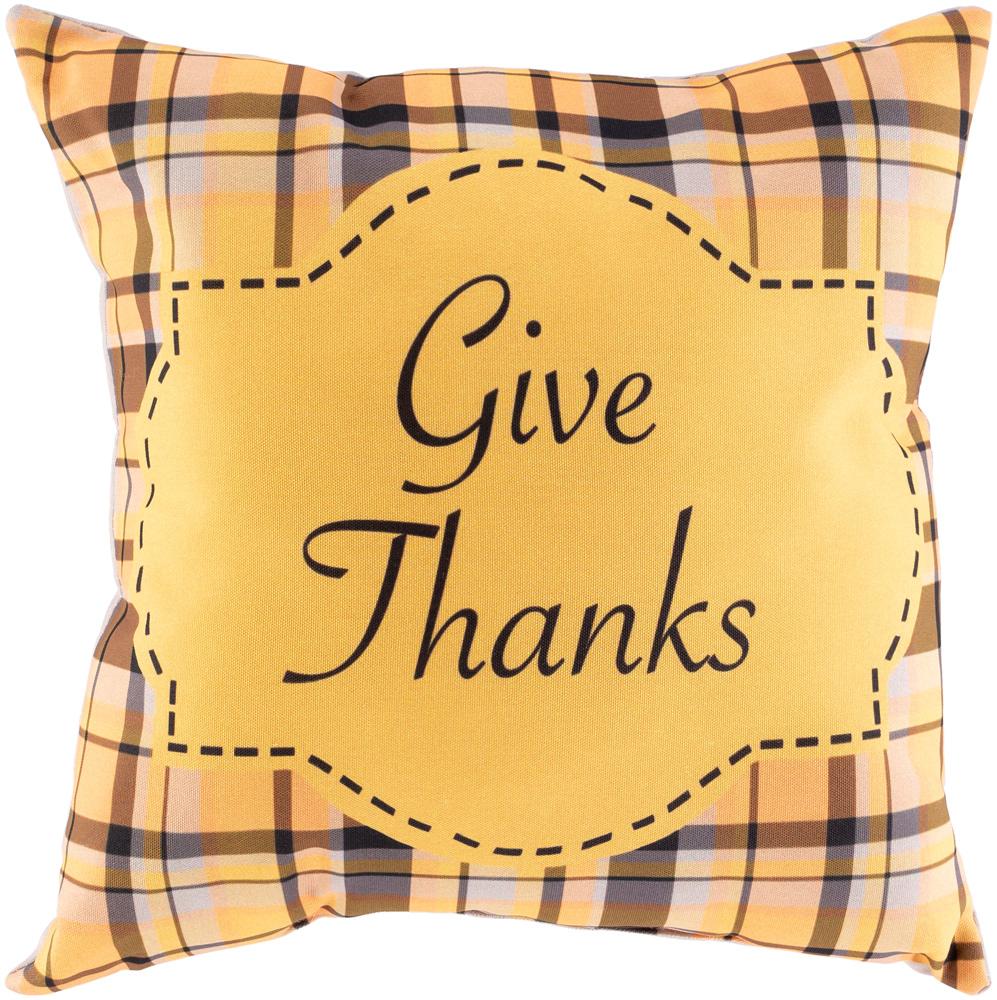 Livabliss - Gratitude 16inLx16inW Accent Pillow - GTD005-1616 veiw 1