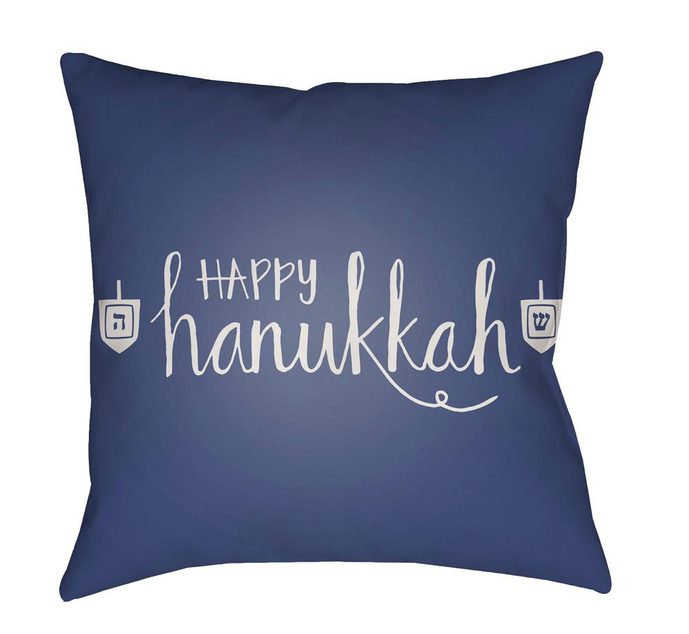 Livabliss - Happy Hannukah 20inLx20inW Accent Pillow - HDY027-2020 veiw 1