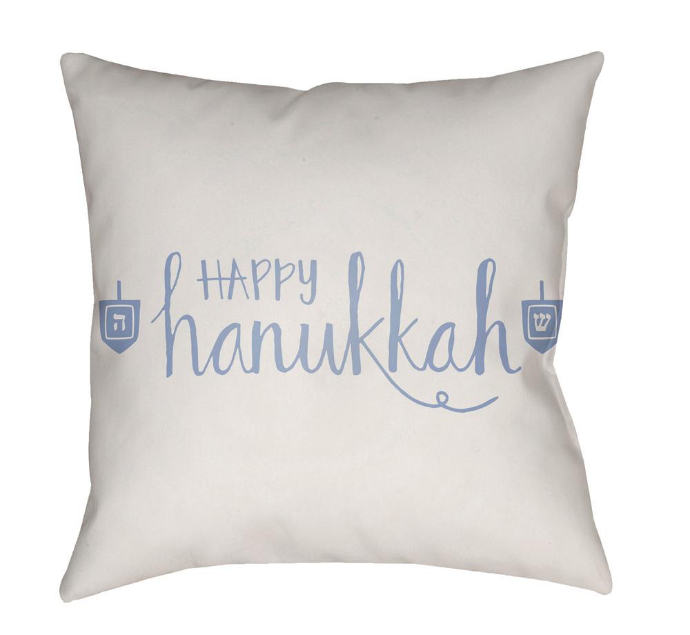 Livabliss - Happy Hannukah 20inLx20inW Accent Pillow - HDY029-2020 veiw 1