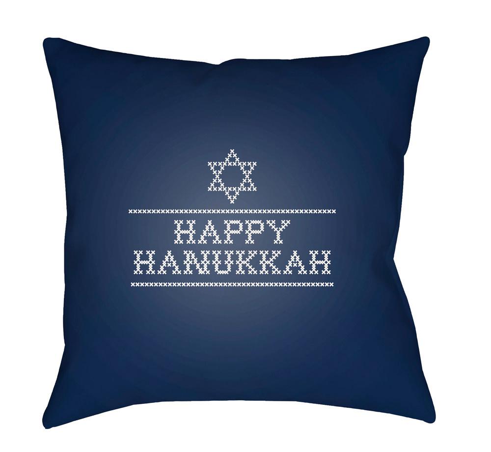 Livabliss - Happy Hannukah II 20inLx20inW Accent Pillow - JOY009-2020 veiw 1