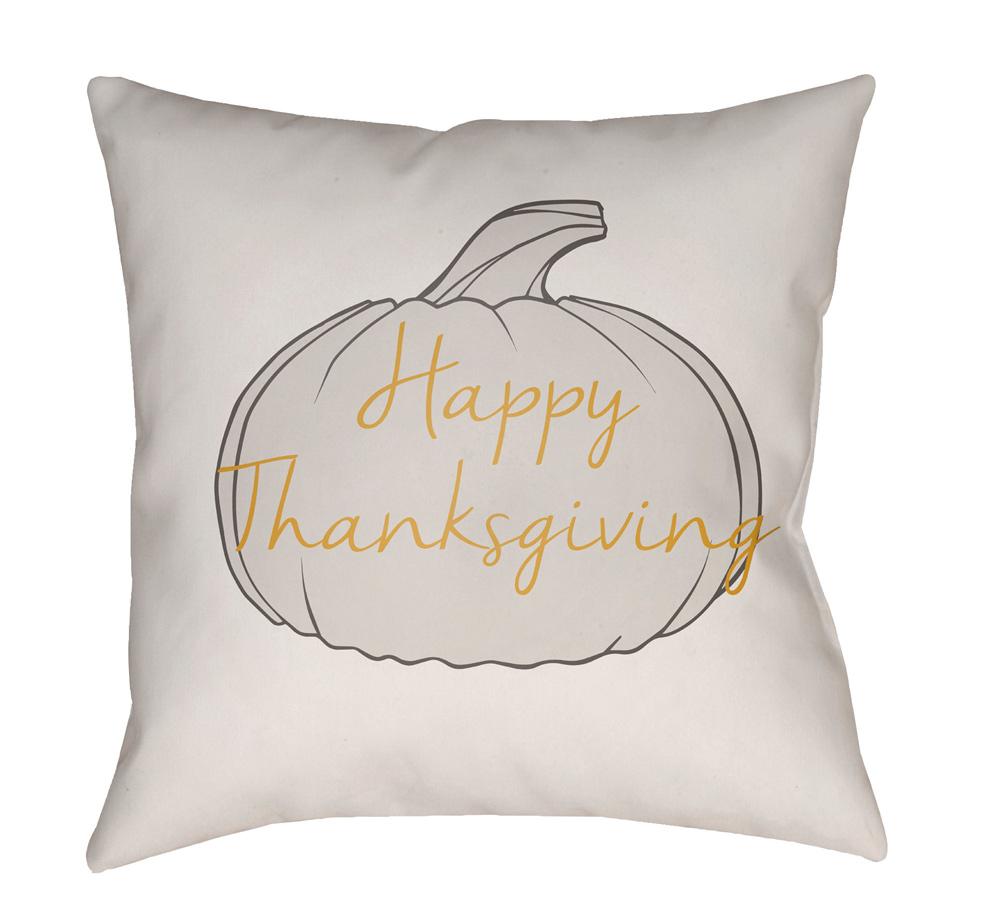 Livabliss - Happy Thanksgiving 18inLx18inW Accent Pillow - HPY001-1818 veiw 1