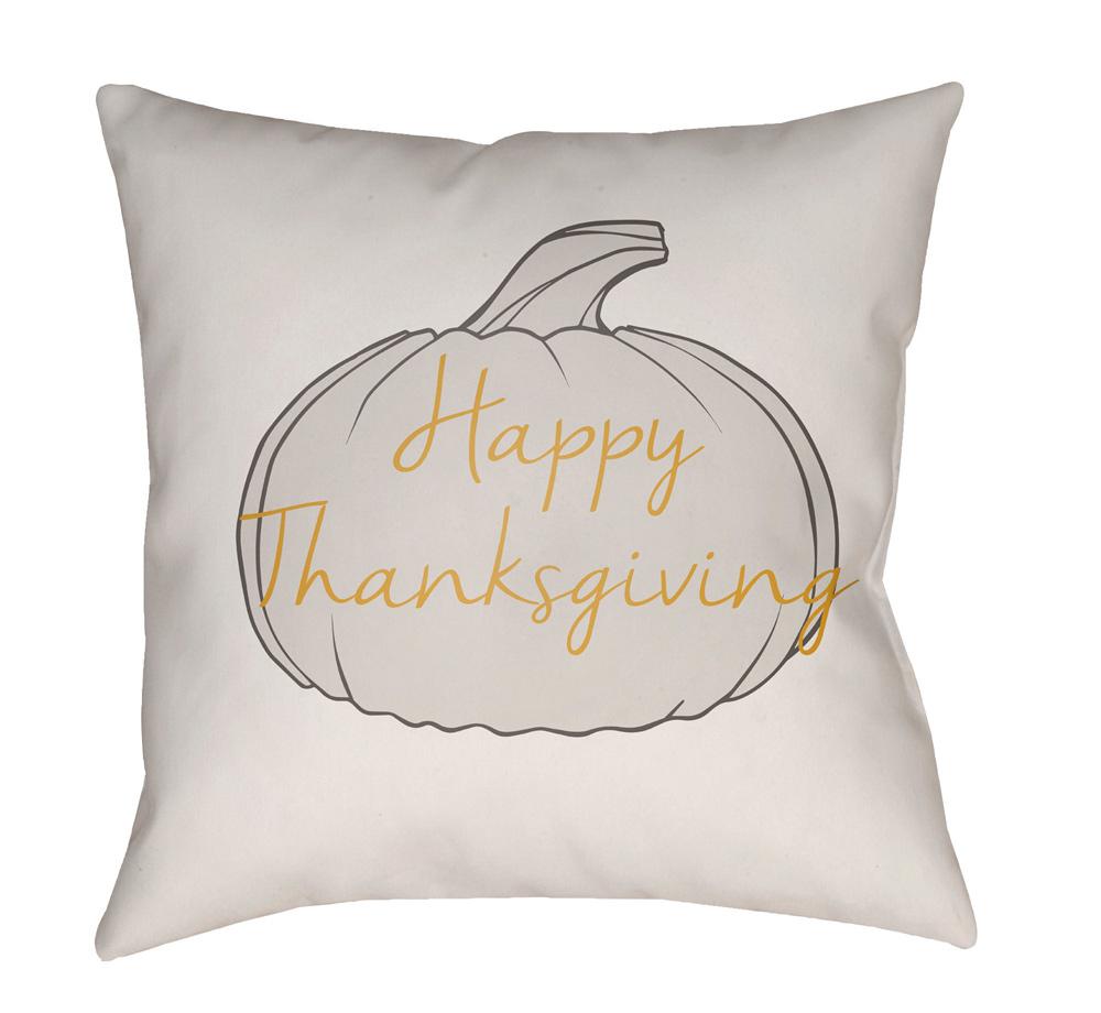 Livabliss - Happy Thanksgiving 20inLx20inW Accent Pillow - HPY001-2020 veiw 1
