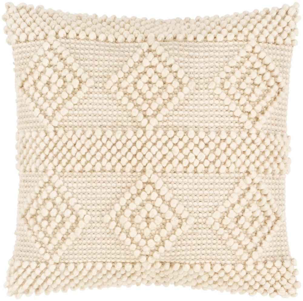 Livabliss - Hygge 20inLx20inW Accent Pillow - With Poly Insert - HYG003-2020P veiw 1