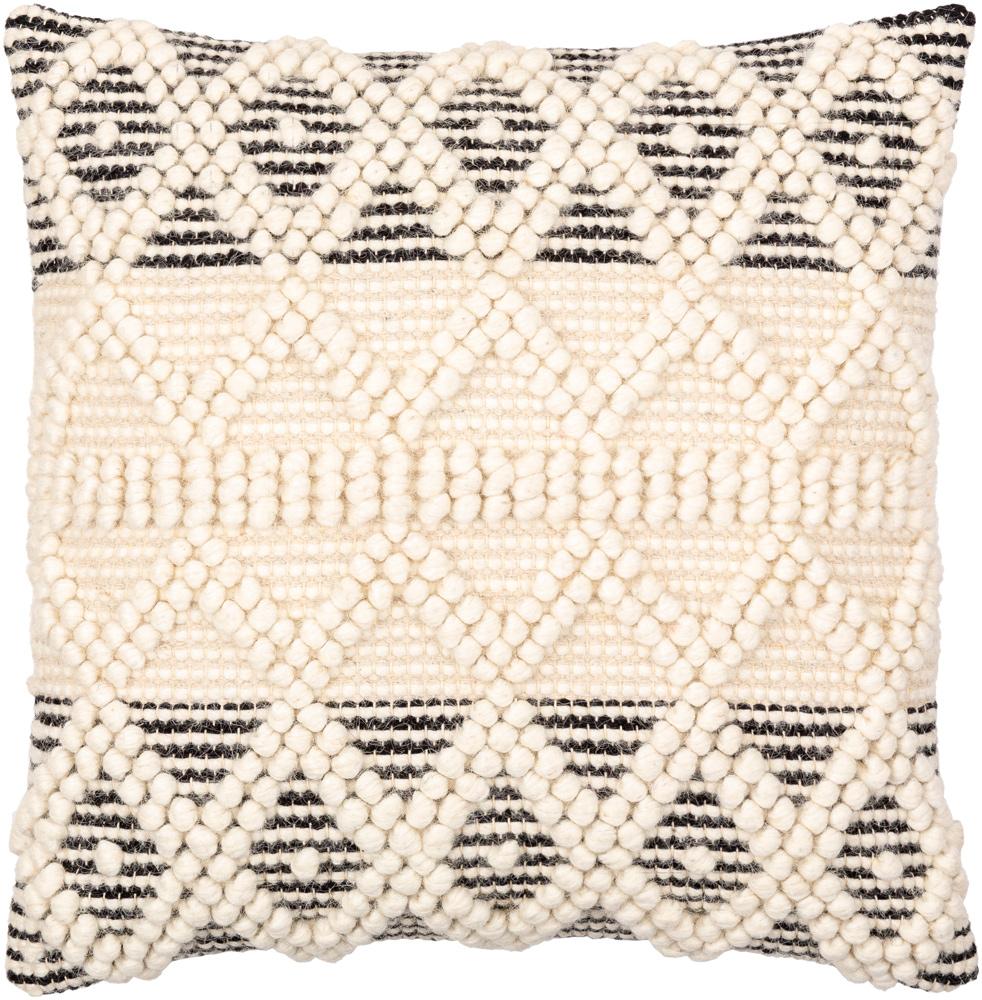 Livabliss - Hygge 20inLx20inW Accent Pillow - With Down Insert - HYG005-2020D veiw 1