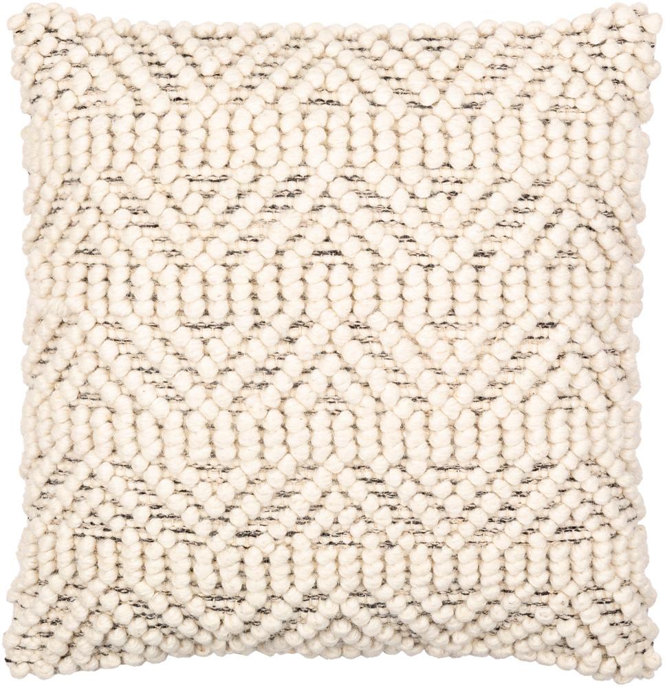 Livabliss - Hygge 20inLx20inW Accent Pillow - With Poly Insert - HYG007-2020P veiw 1