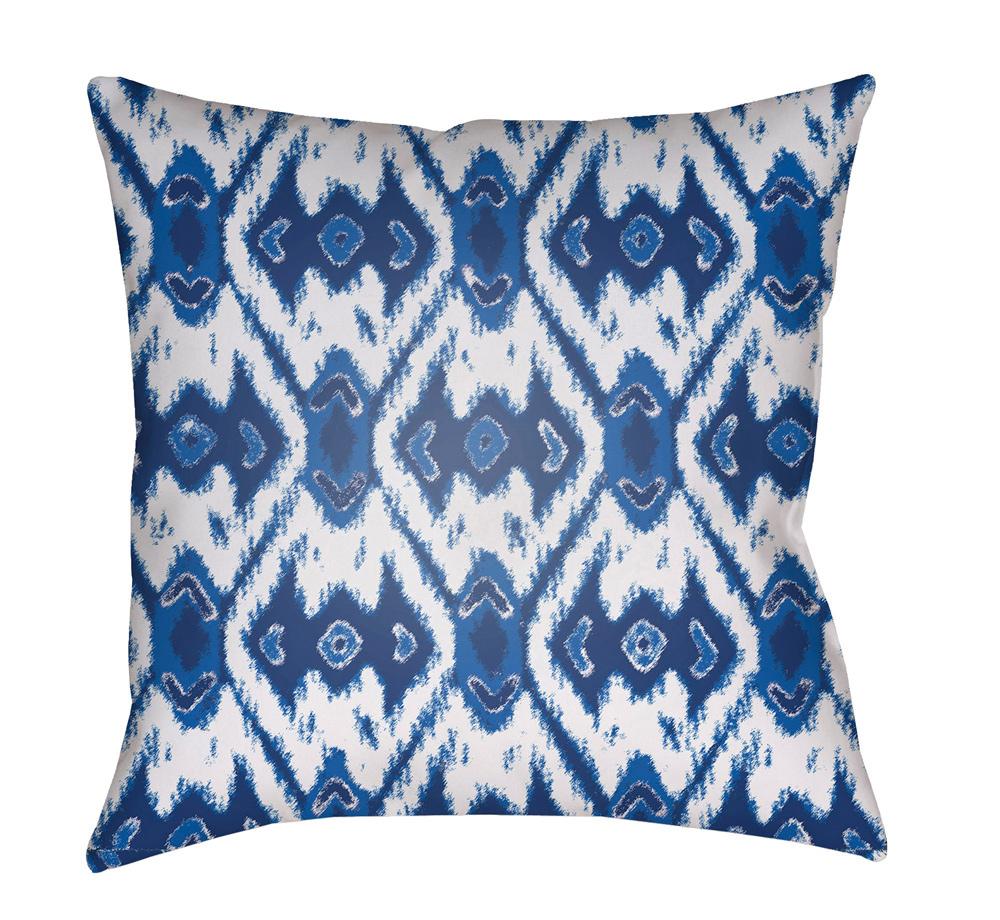Livabliss - Indigo Blues 20inLx20inW Accent Pillow - ID024-2020 veiw 1