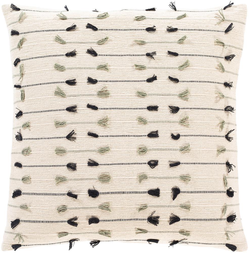 Livabliss - Justine 22inLx22inW Accent Pillow - With Poly Insert - JTI003-2222P veiw 1