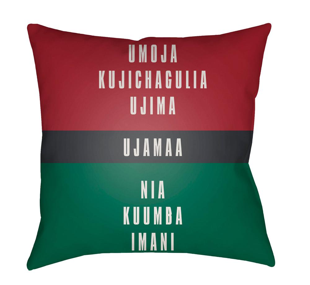 Livabliss - Kwanzaa III 20inLx20inW Accent Pillow - HDY051-2020 veiw 1