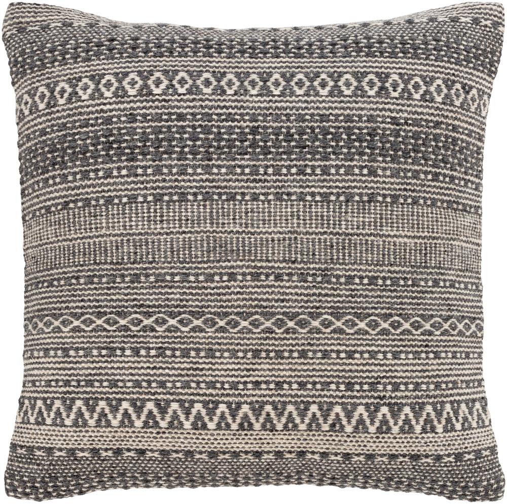 Livabliss - Leif 20inLx20inW Accent Pillow - With Down Insert - LIF005-2020D veiw 1