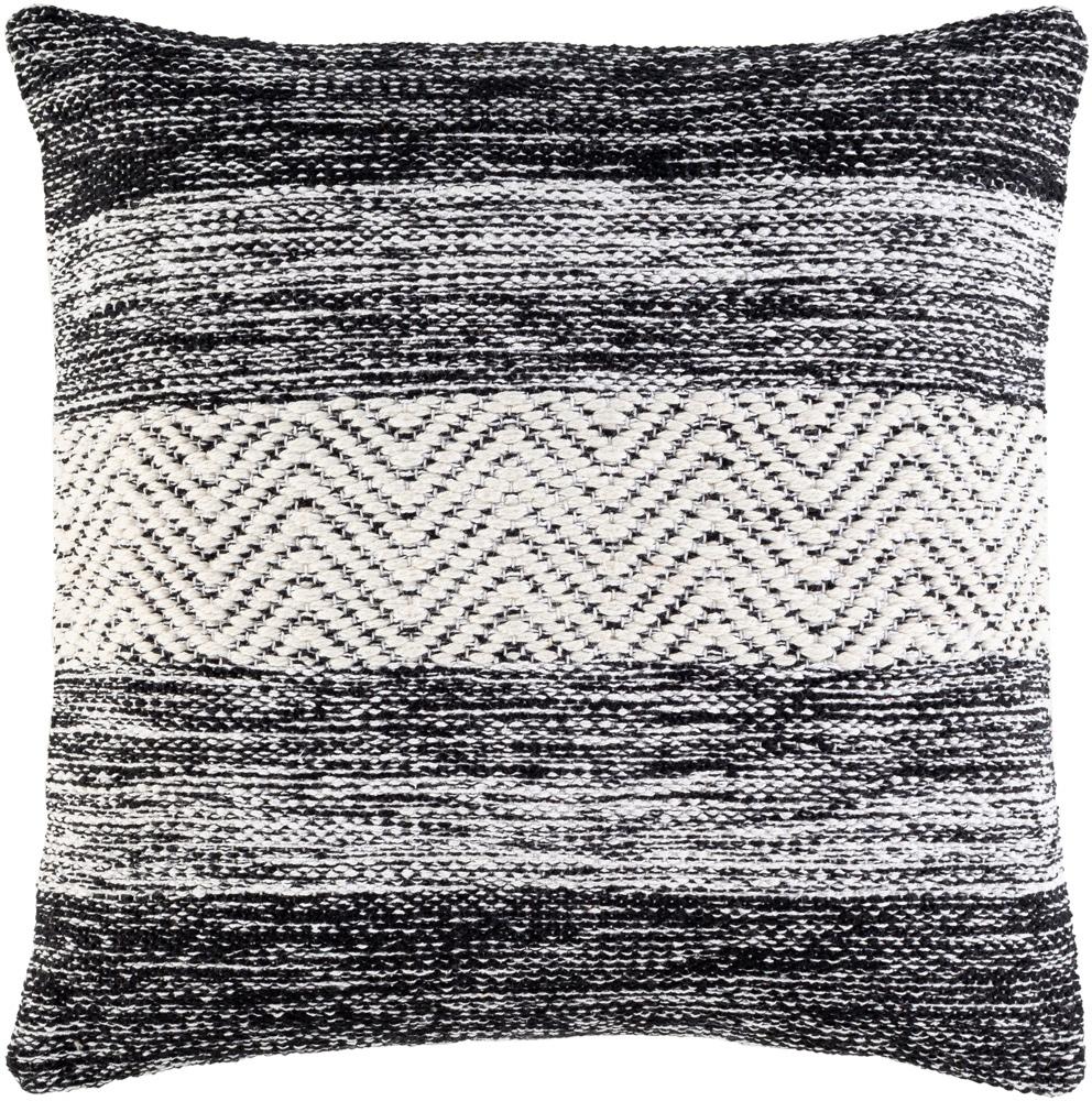 Livabliss - Levi 18inLx18inW Accent Pillow - With Down Insert - IVL003-1818D veiw 1