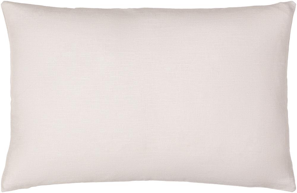 Livabliss - Linen Solid 13inLx20inW Lumbar Pillow - With Down Insert - LSL001-1320D_CLOSEOUT veiw 1