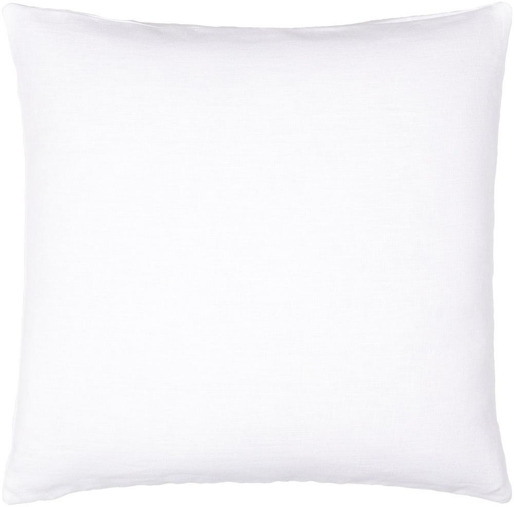 Livabliss - Linen Solid 18inLx18inW Accent Pillow - With Down Insert - LSL003-1818D_CLOSEOUT veiw 1