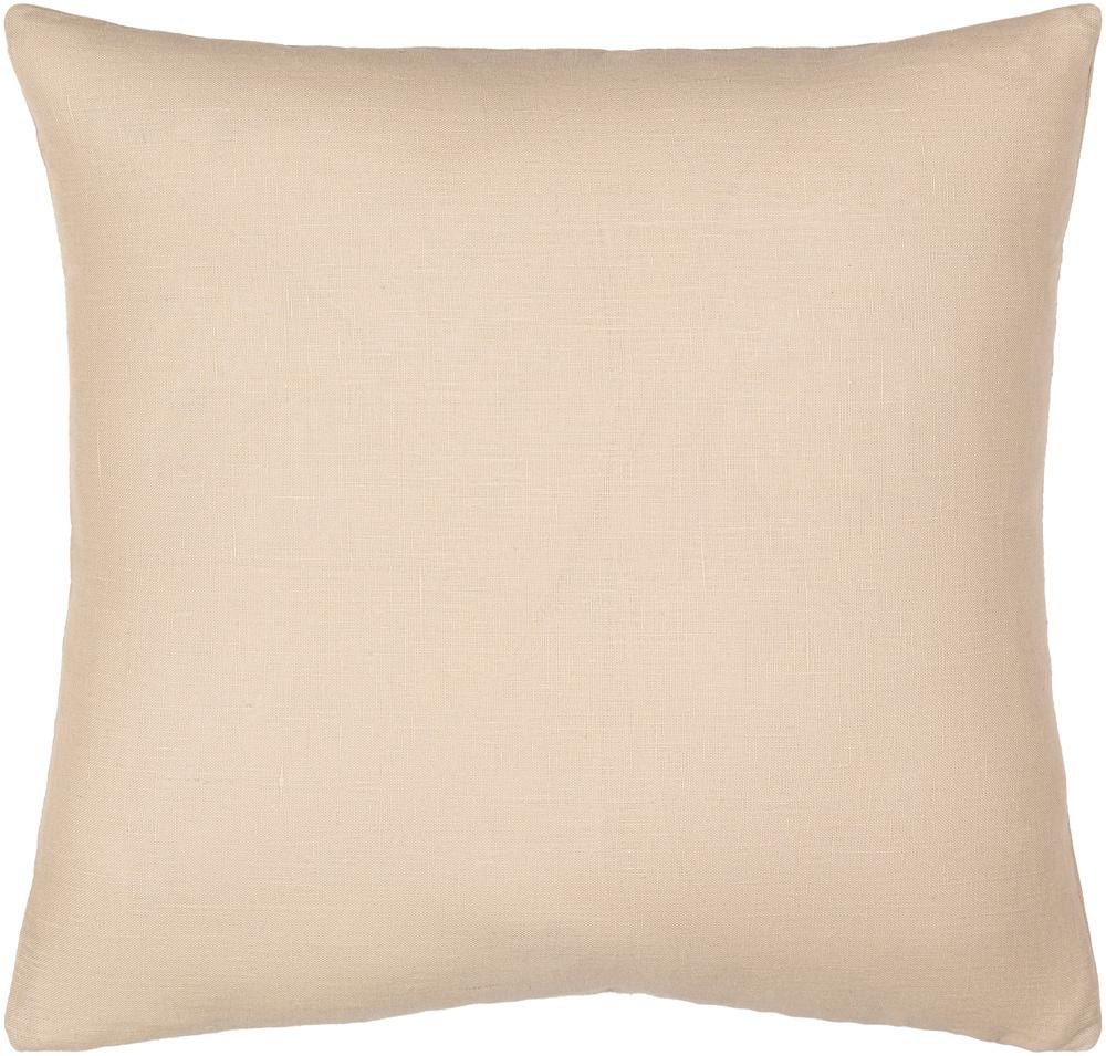 Livabliss - Linen Solid 22inLx22inW Accent Pillow - Standard - LSL004-2222_CLOSEOUT veiw 1