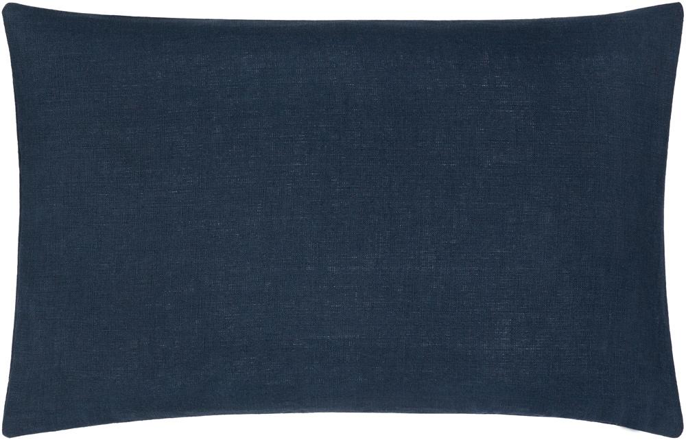 Livabliss - Linen Solid 13inLx20inW Lumbar Pillow - With Down Insert - LSL005-1320D veiw 1