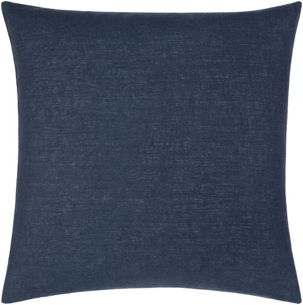 Livabliss - Linen Solid 18inLx18inW Accent Pillow - With Down Insert - LSL005-1818D veiw 1
