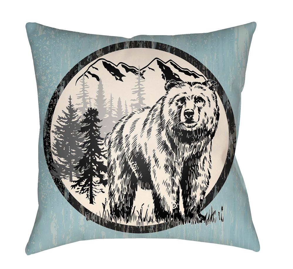 Livabliss - Lodge Cabin 16inLx16inW Accent Pillow - LGCB2010-1616 veiw 1