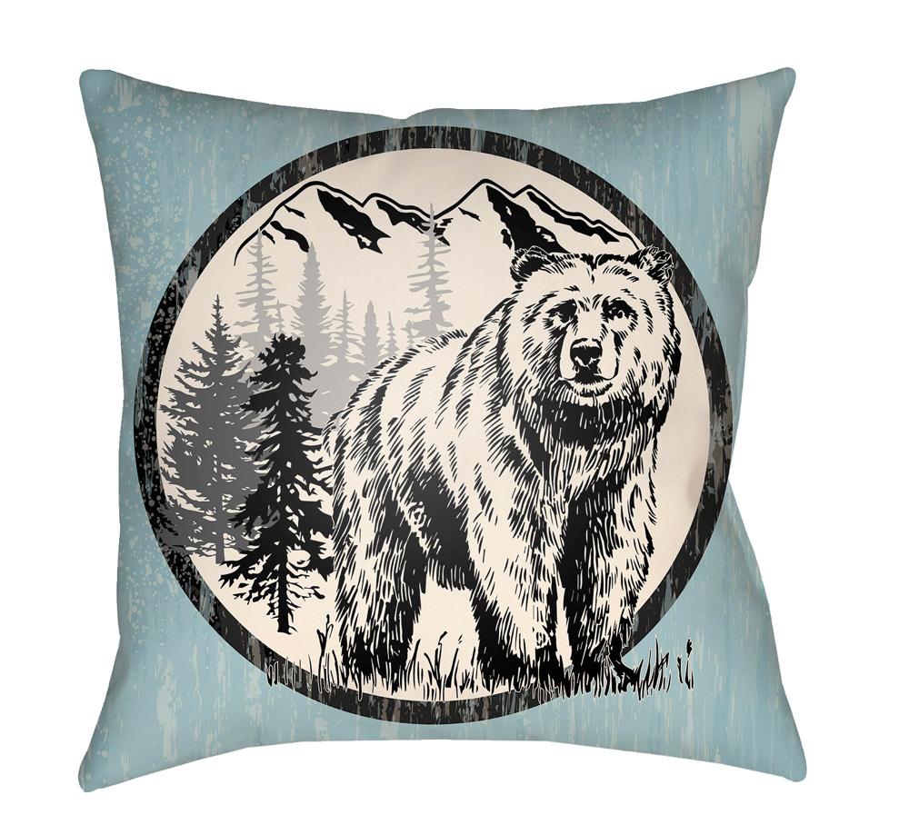 Livabliss - Lodge Cabin 22inLx22inW Accent Pillow - LGCB2010-2222 veiw 1