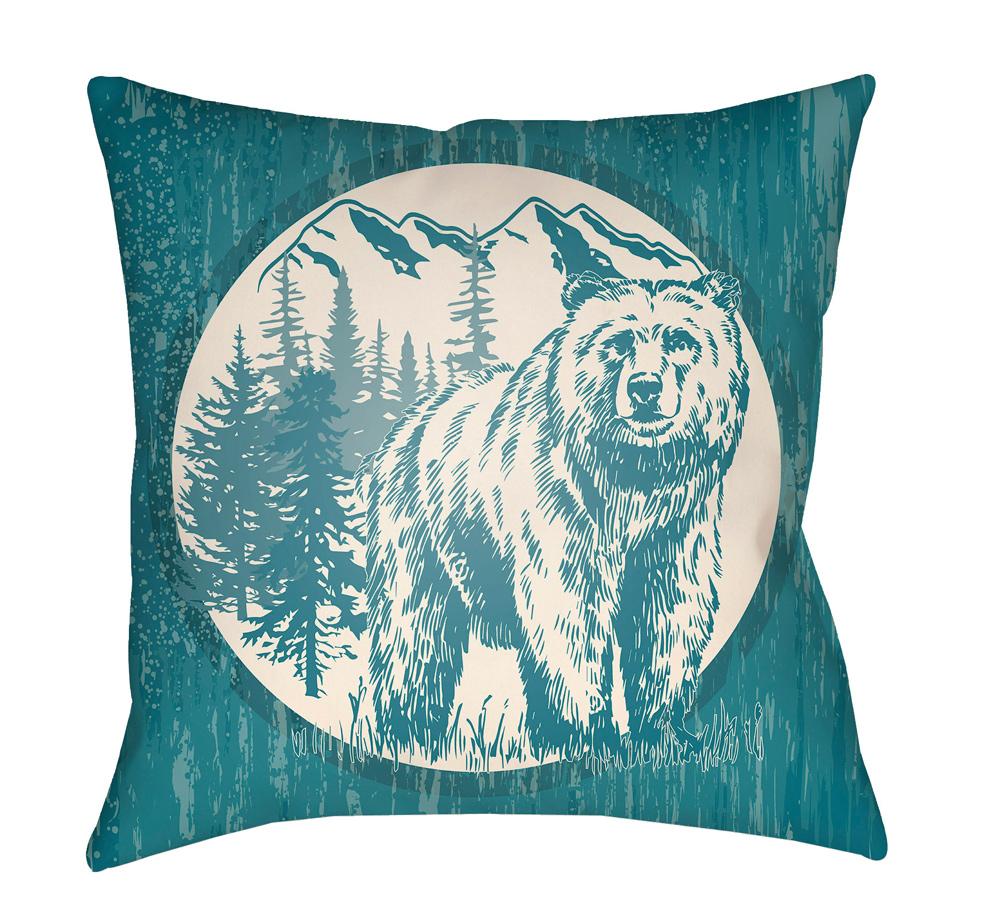 Livabliss - Lodge Cabin 22inLx22inW Accent Pillow - LGCB2013-2222 veiw 1