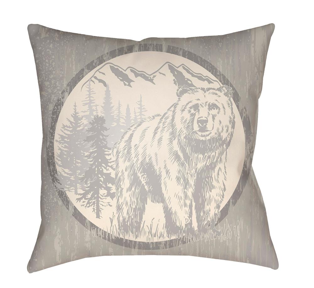 Livabliss - Lodge Cabin 22inLx22inW Accent Pillow - LGCB2014-2222 veiw 1