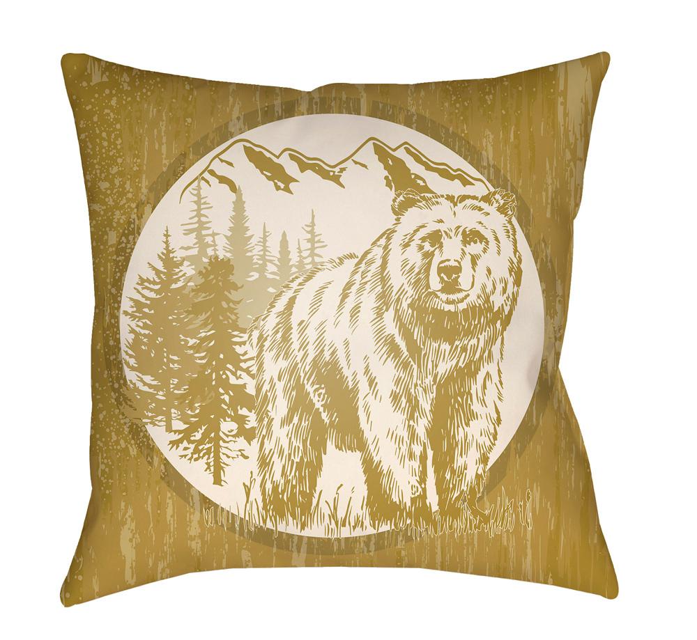 Livabliss - Lodge Cabin 22inLx22inW Accent Pillow - LGCB2015-2222 veiw 1