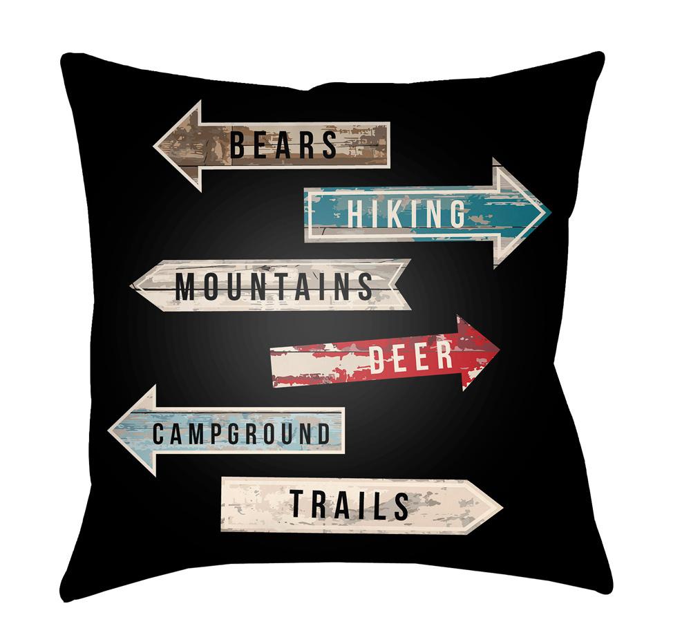 Livabliss - Lodge Cabin 18inLx18inW Accent Pillow - LGCB2064-1818 veiw 1