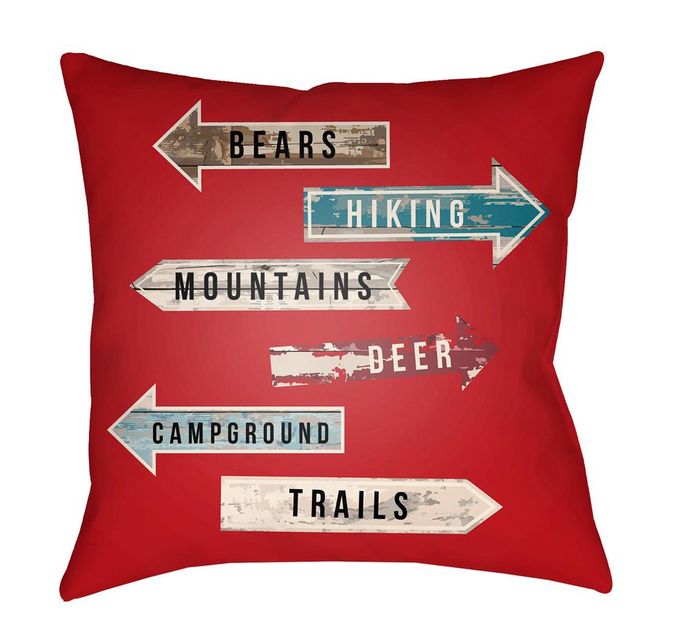 Livabliss - Lodge Cabin 20inLx20inW Accent Pillow - LGCB2069-2020 veiw 1