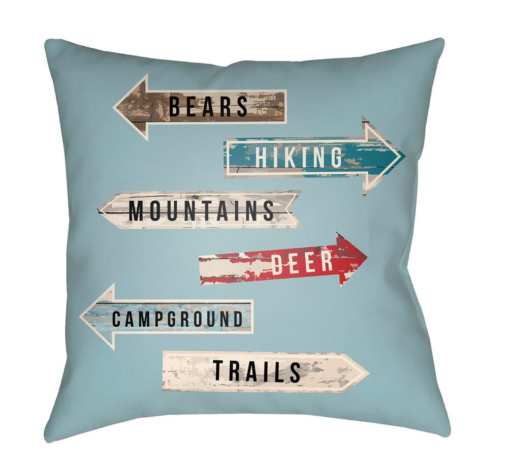 Livabliss - Lodge Cabin 20inLx20inW Accent Pillow - LGCB2070-2020 veiw 1