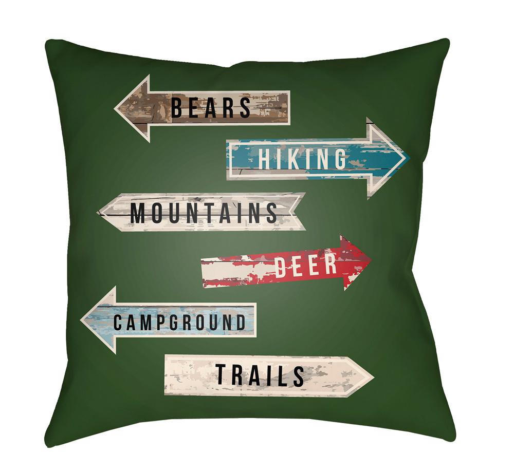Livabliss - Lodge Cabin 18inLx18inW Accent Pillow - LGCB2072-1818 veiw 1