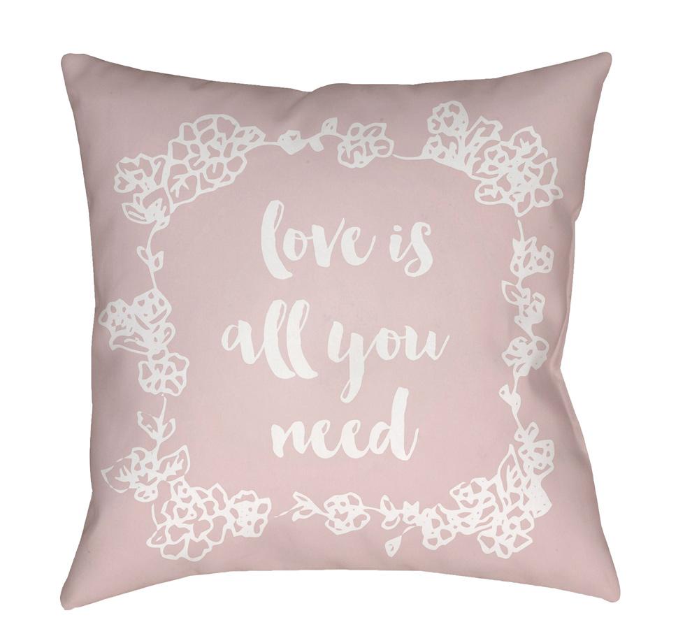 Livabliss - Love All You Need 18inLx18inW Accent Pillow - QTE042-1818 veiw 1
