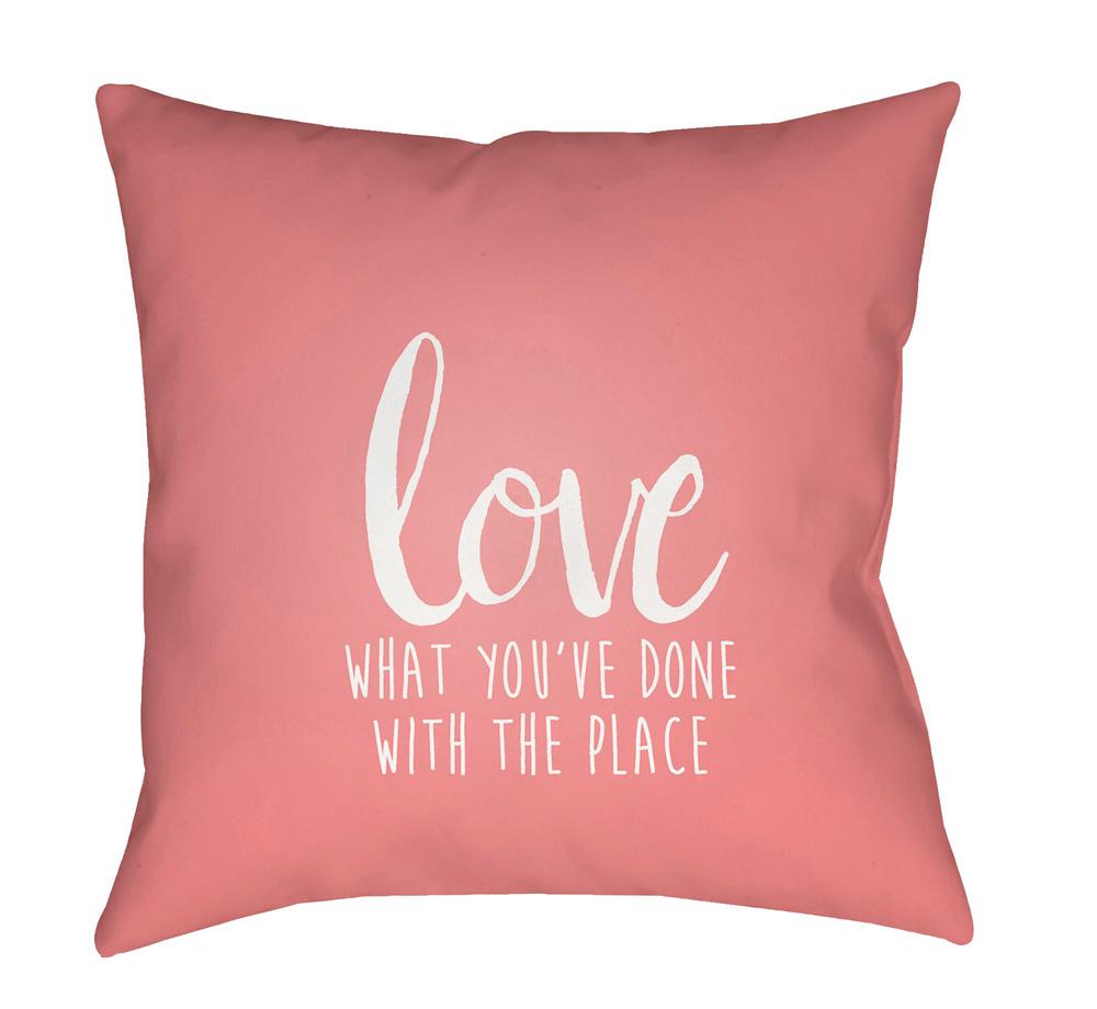 Livabliss - Love The Place 20inLx20inW Accent Pillow - QTE051-2020 veiw 1