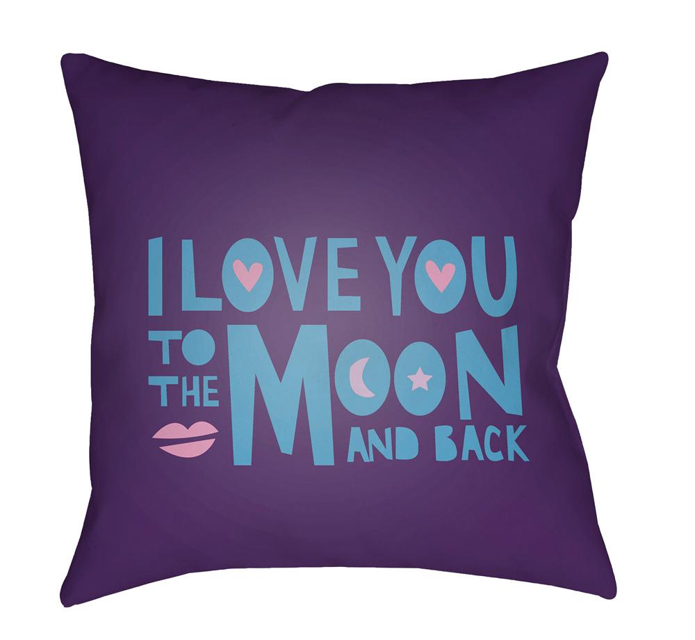 Livabliss - Love To Moon 18inLx18inW Accent Pillow - QTE049-1818 veiw 1