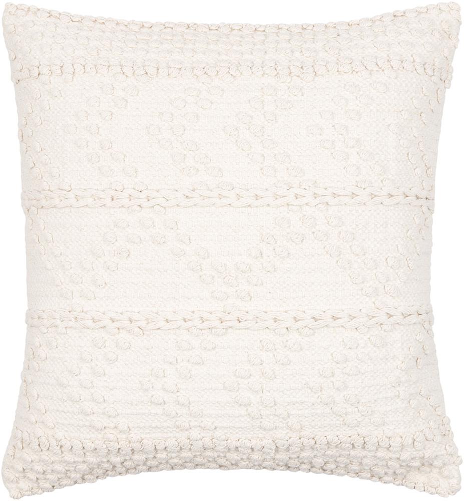 Livabliss - Merdo 18inLx18inW Accent Pillow - With Down Insert - MDO001-1818D veiw 1