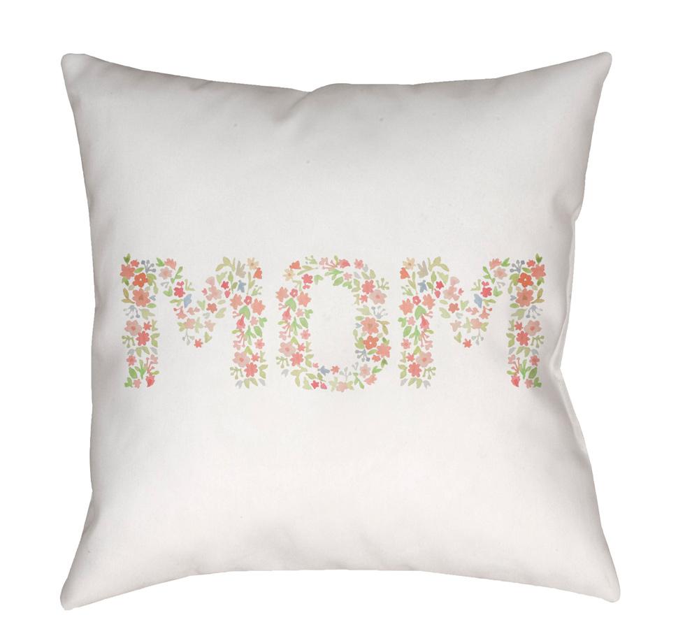 Livabliss - Mom 18inLx18inW Accent Pillow - WMOM007-1818 veiw 1