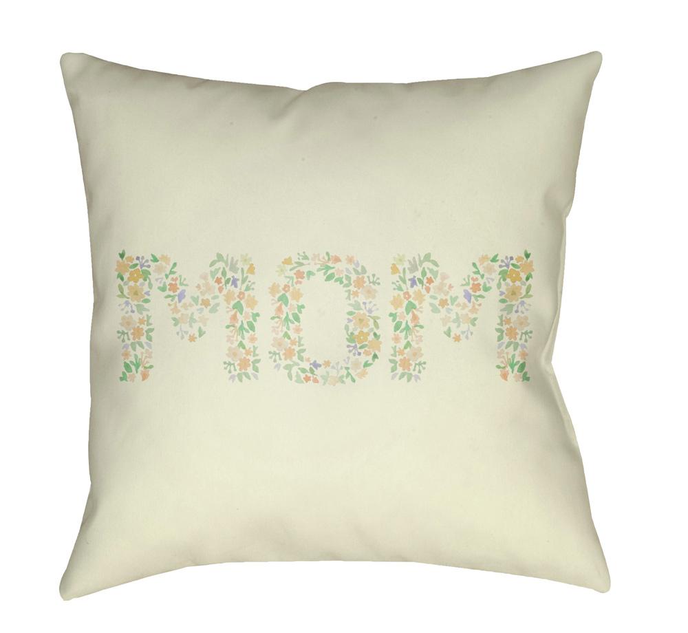 Livabliss - Mom 18inLx18inW Accent Pillow - WMOM009-1818 veiw 1