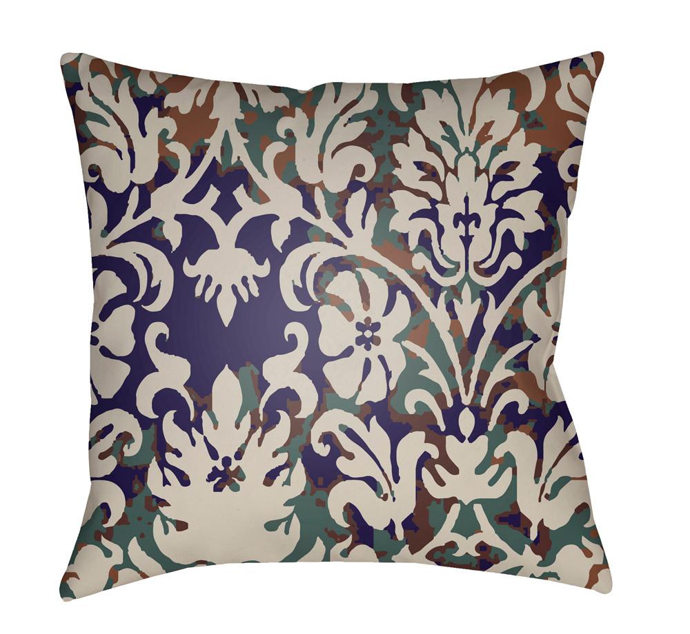 Livabliss - Moody Damask 20inLx20inW Accent Pillow - DK001-2020 veiw 1