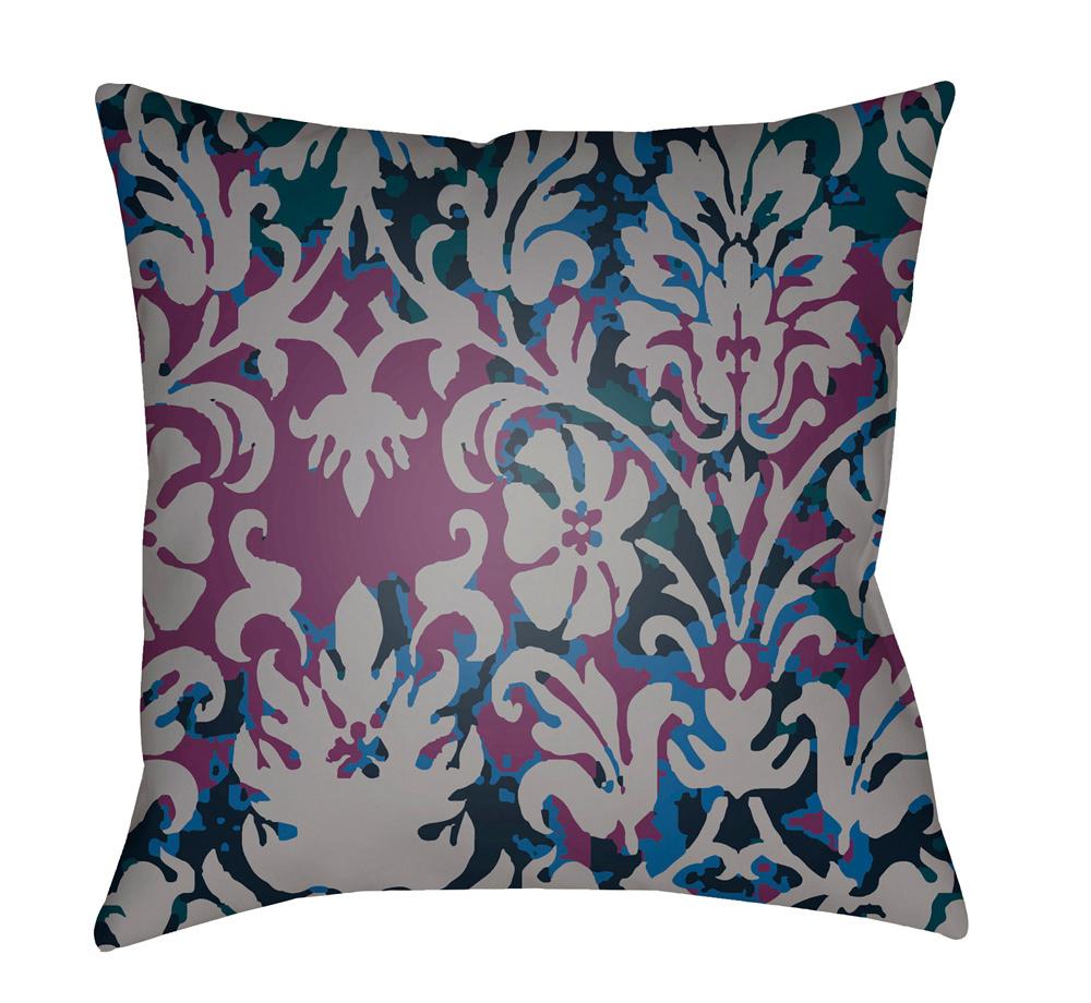 Livabliss - Moody Damask 20inLx20inW Accent Pillow - DK002-2020 veiw 1