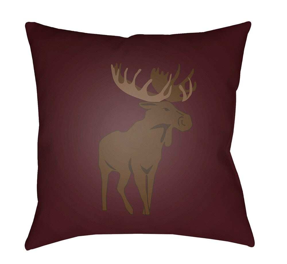 Livabliss - Moose 18inLx18inW Accent Pillow - MOO003-1818 veiw 1